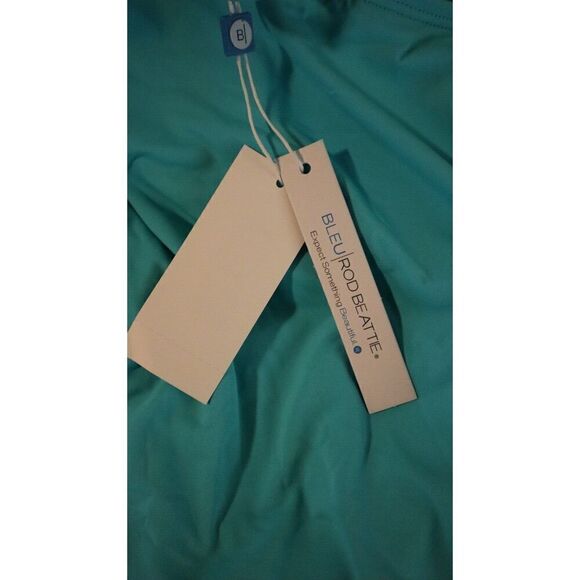 Bleu Rod Beattie Women Sz 14 Blue Behind The Seams One Piece Swimsuit - Picture 13 of 14